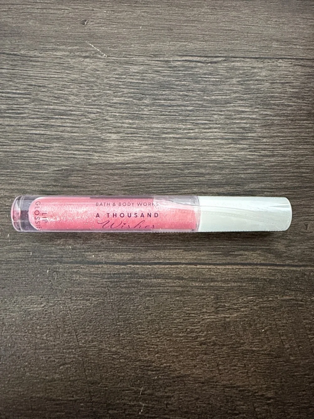 Bath & Body Works Pink Shimmer Lip Gloss - A Thousand Wishes